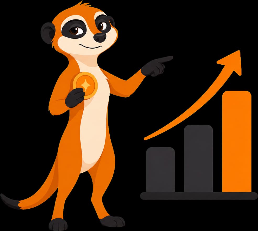 Repo-st mascot showing audience and revenue growth